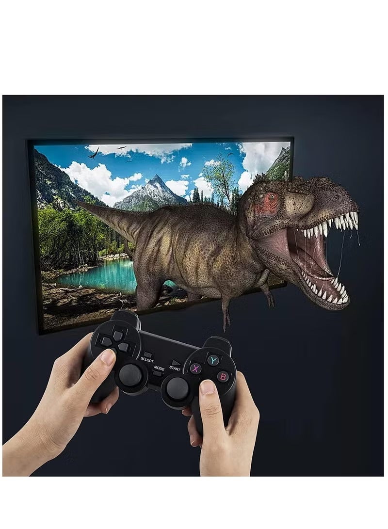 BLUMENIT وحدة تحكم الألعاب الرجعية BLUMENIT 4K HDMI، مع 10,000+ لعبة كلاسيكية مدمجة، عصا ألعاب فيديو 64GB قابلة للتوصيل والتشغيل مع وحدتي تحكم لاسلكيتين و9 محاكيات - Image 5